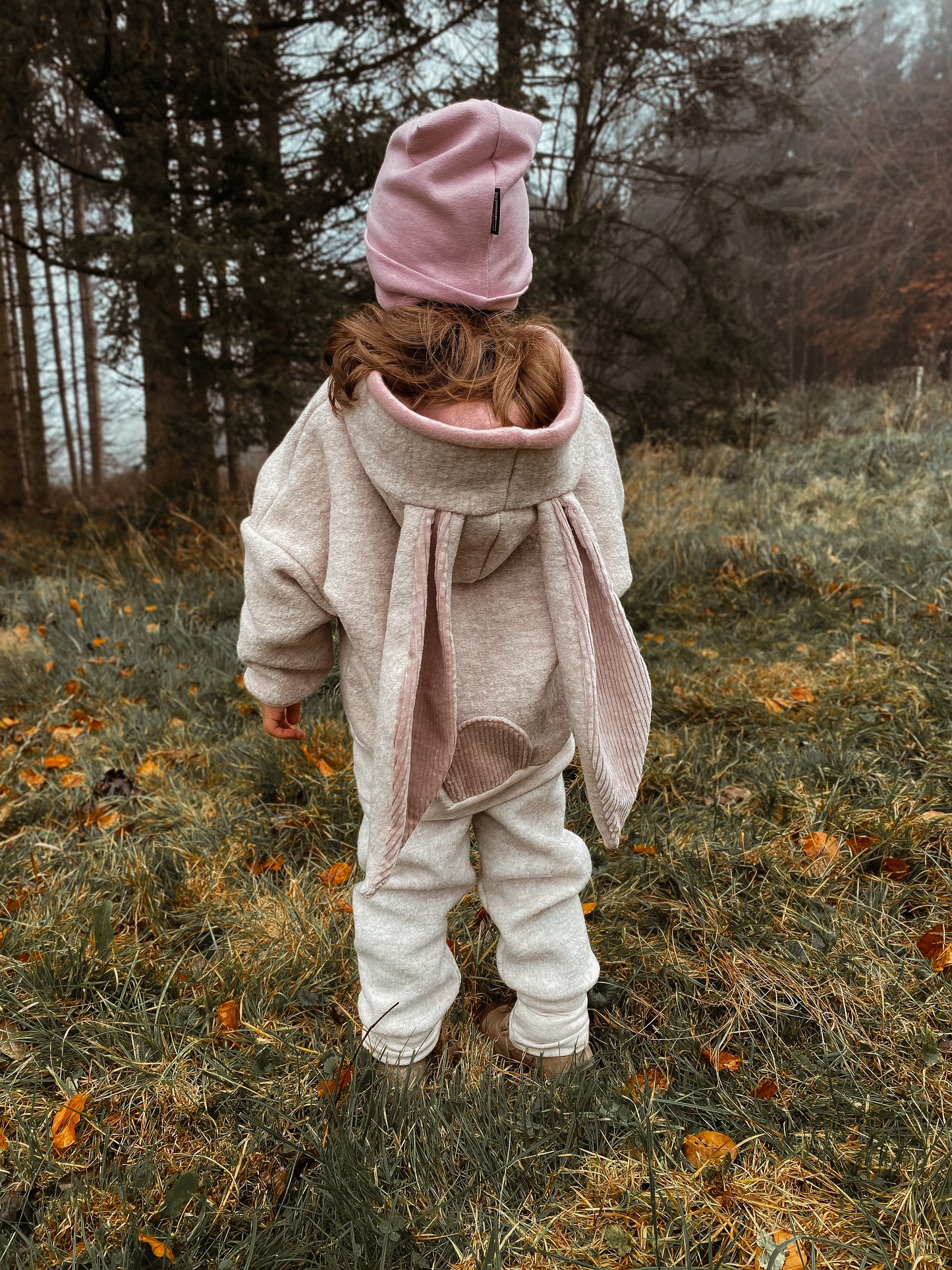 Oversized Wollwalk Windbreaker | Hase | 100% Schurwolle Schafwolle