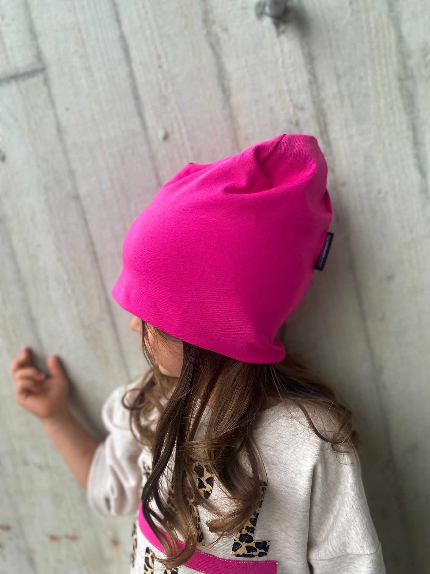Dein Design | Schlichte Beanie | Dreieckloop | Uni Farben