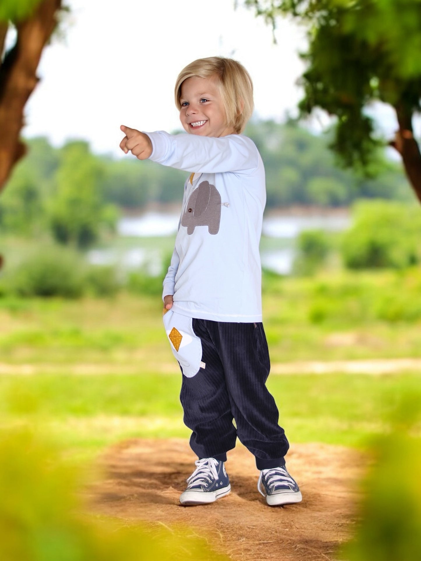 Loose Fit Jogger | Kuschelcord | Drache
