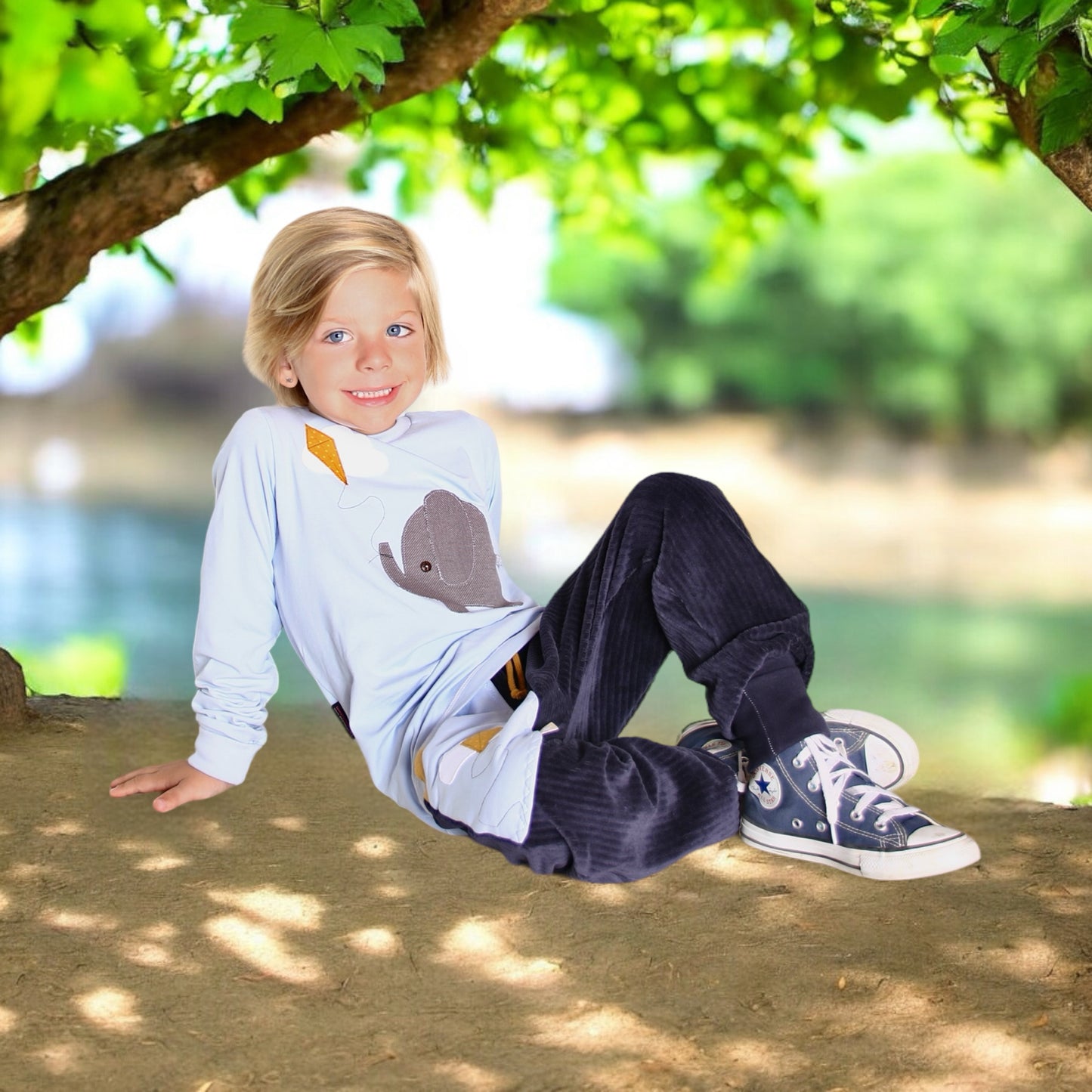 Loose Fit Jogger | Kuschelcord | Drache