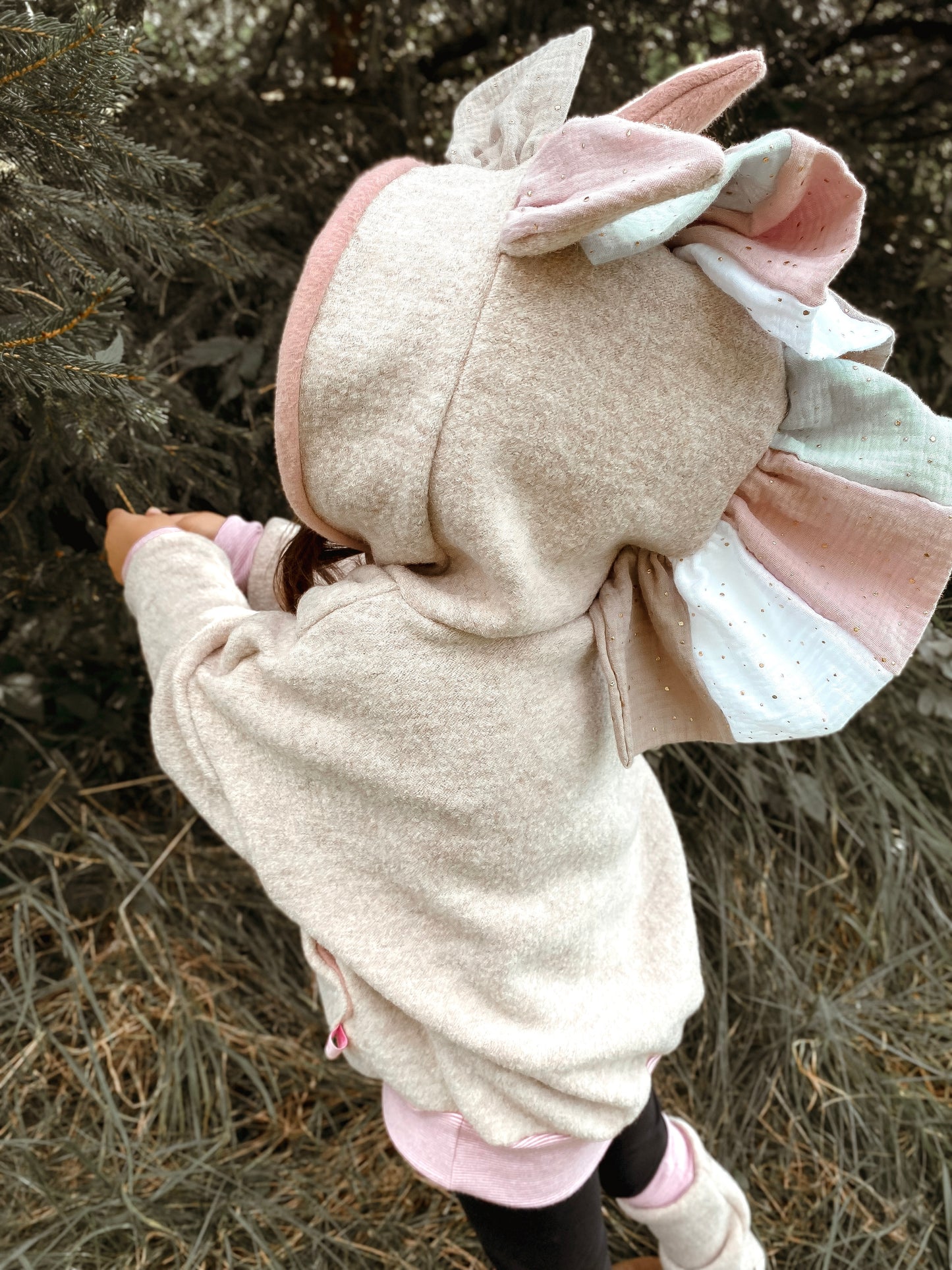 Oversized Windbreaker | Einhorn | 100% Schurwolle Schafwolle