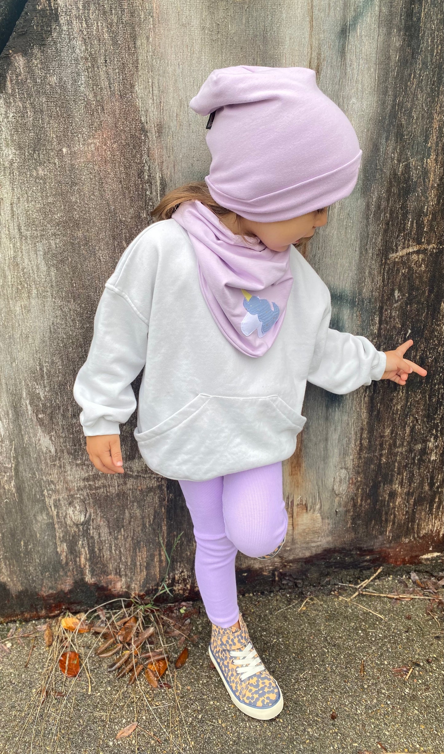 Dein Design | Einhorn Beanie & Dreieckloop | Farbwahl | Uni Farben