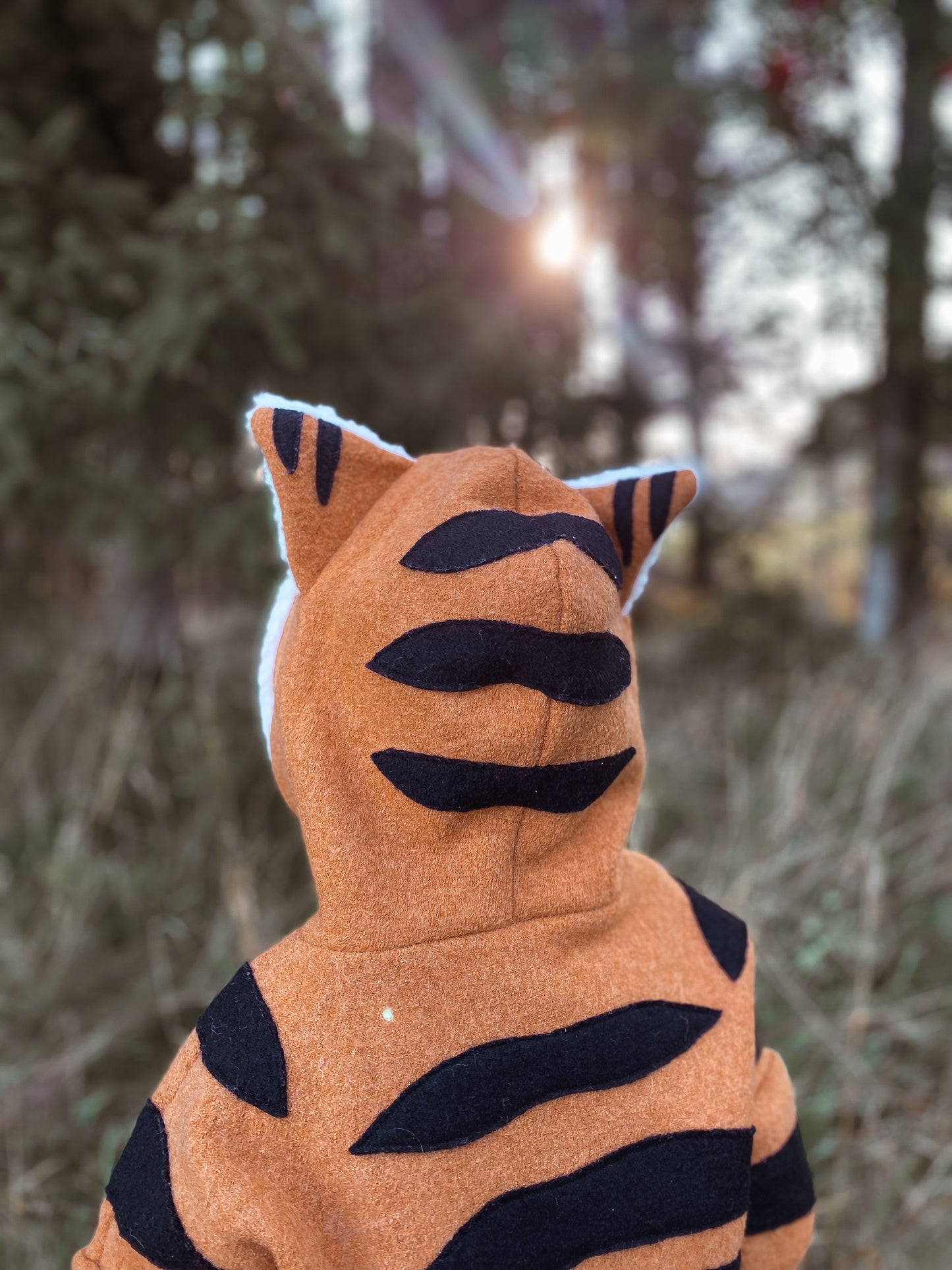 Oversized Windbreaker | Tiger | 100% Schurwolle