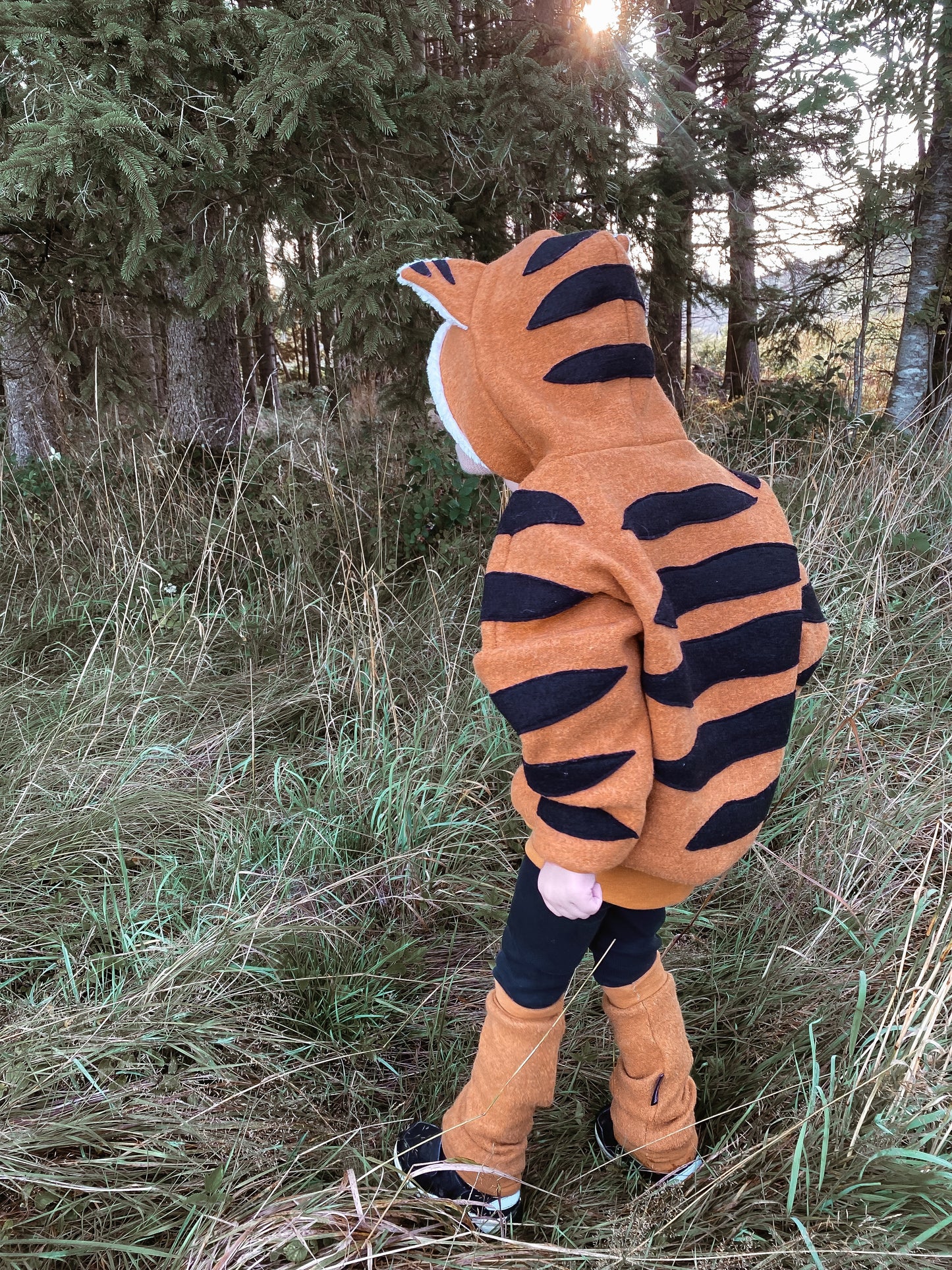 Oversized Windbreaker | Tiger | 100% Schurwolle