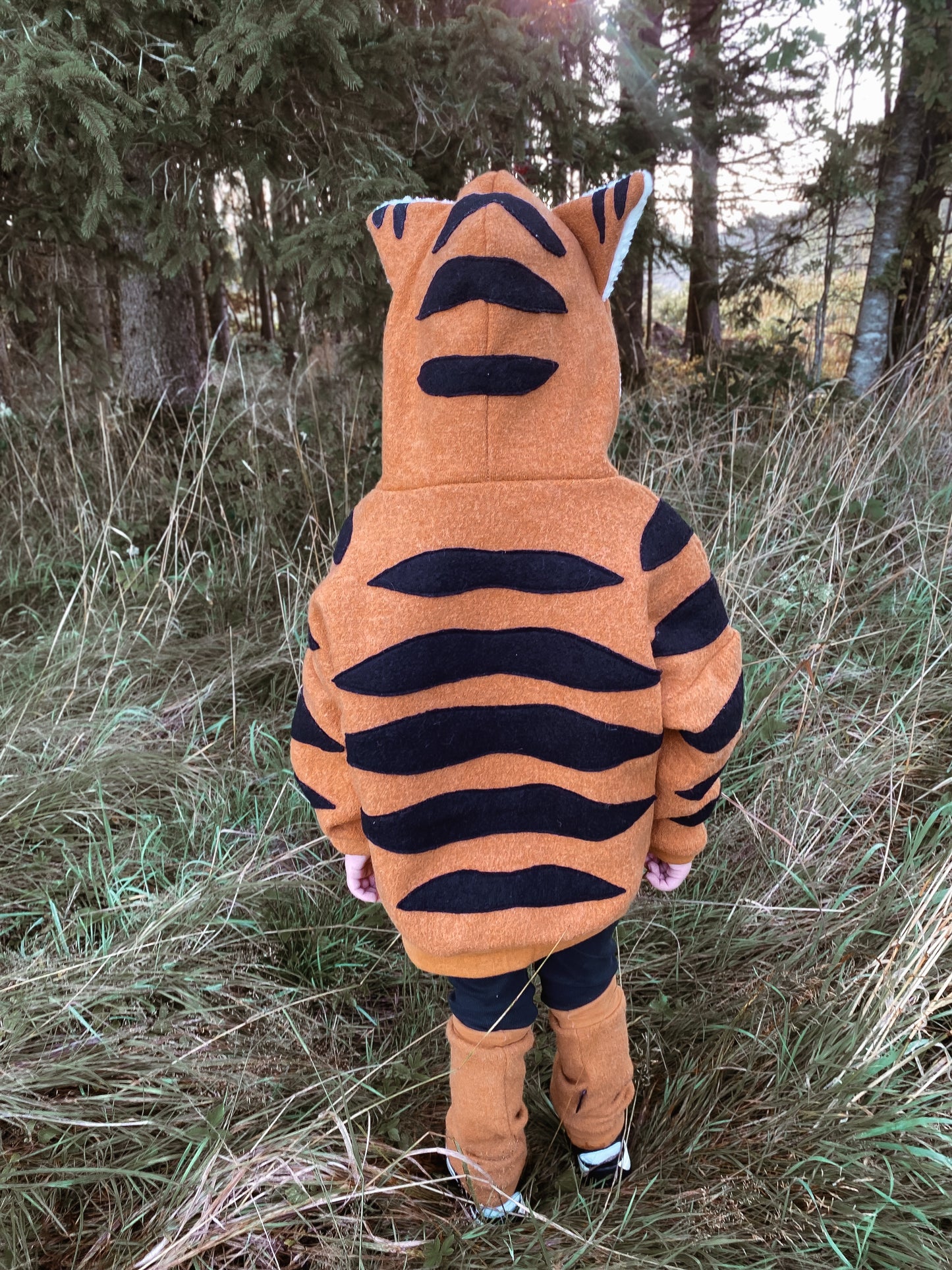 Oversized Windbreaker | Tiger | 100% Schurwolle