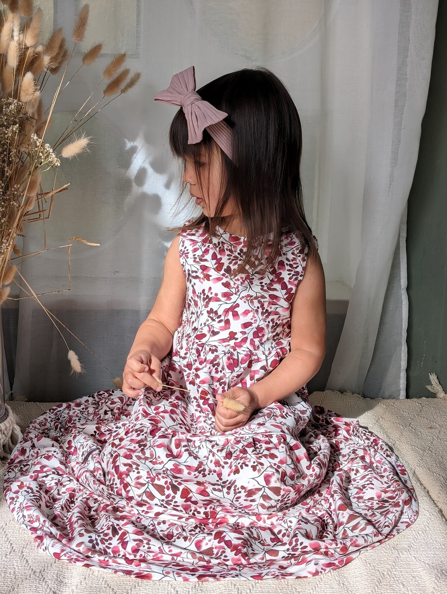 Kleid mit Schleife | Maxikleid | Midikleid
