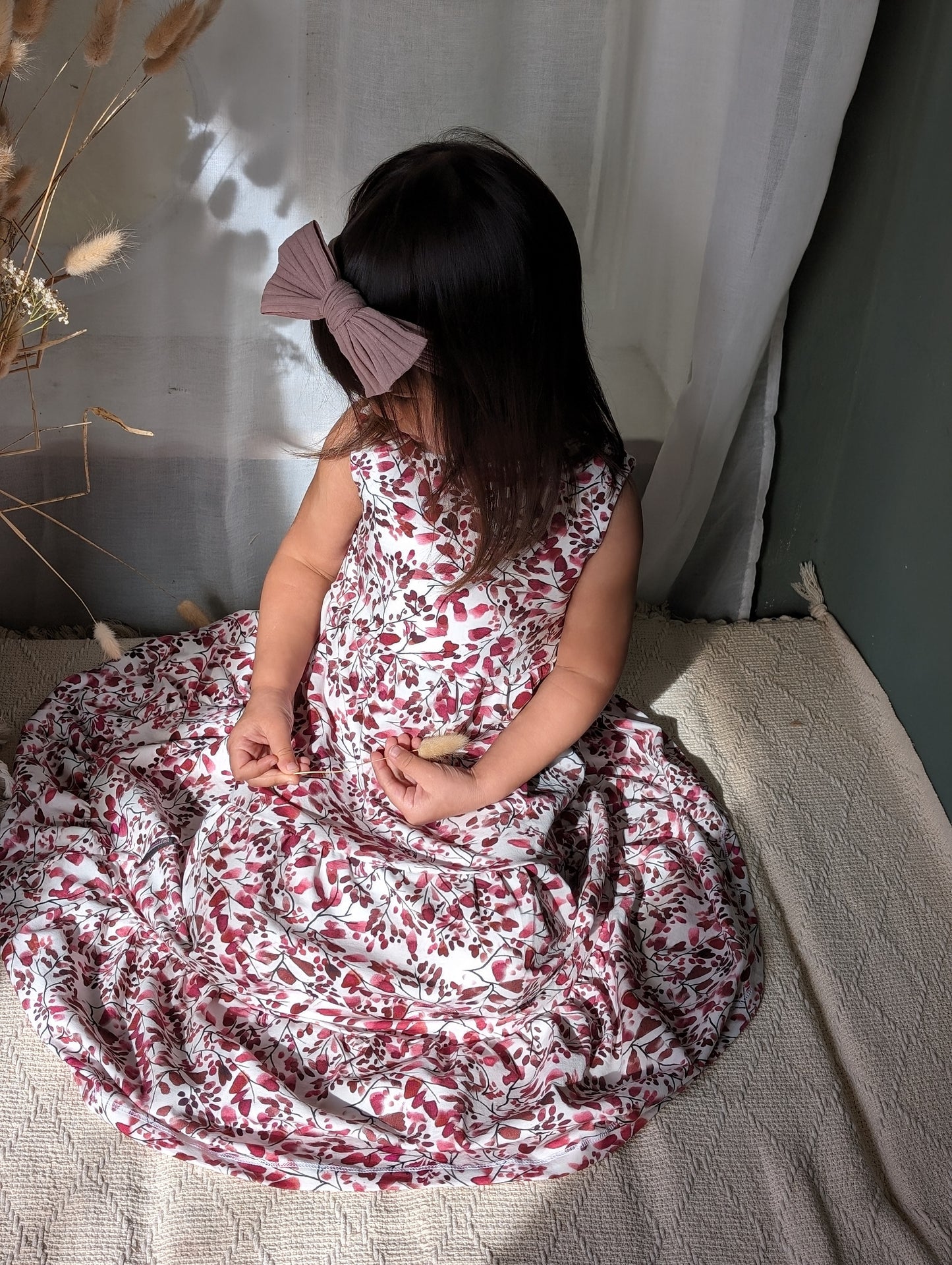 Kleid mit Schleife | Maxikleid | Midikleid