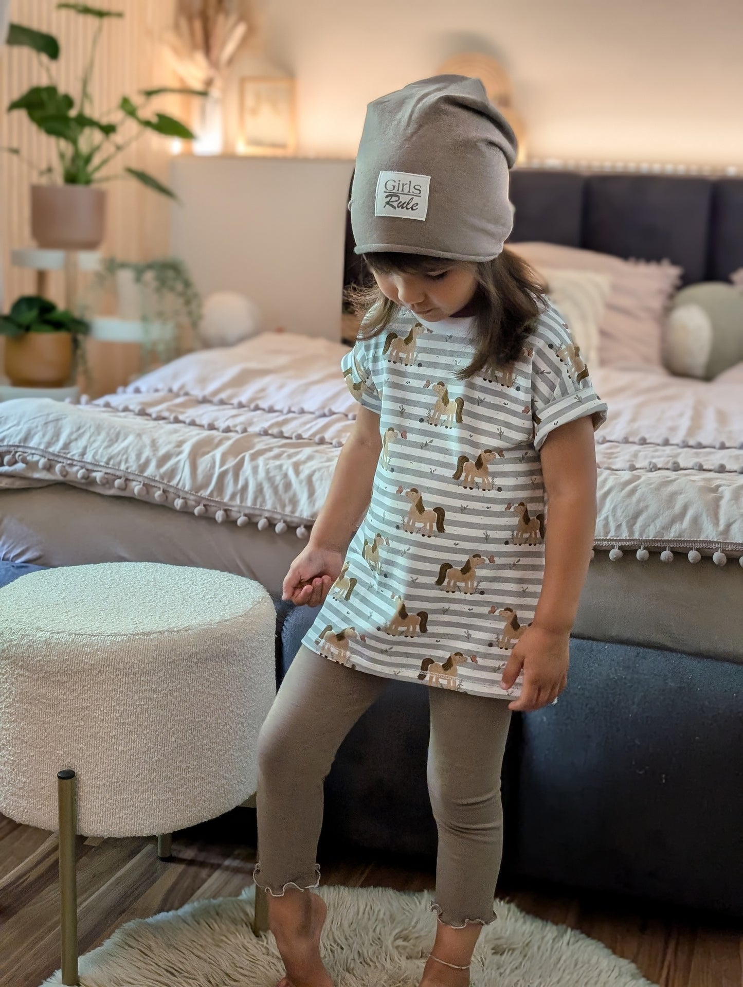 Dein Design | Skinny Fit mit Rollsaum | Basic | Melierte Farben
