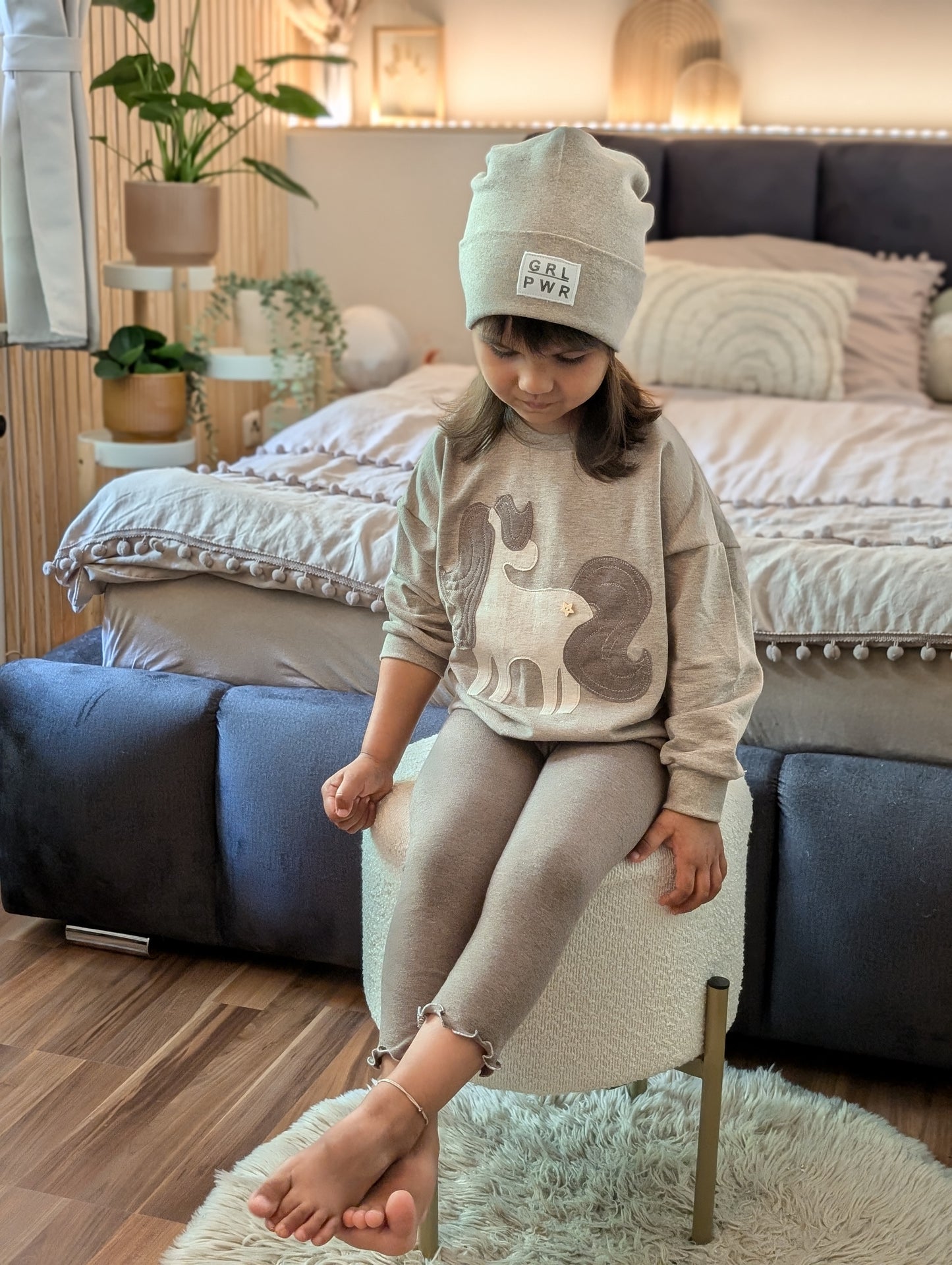 Dein Design | Skinny Fit mit Rollsaum | Basic | Melierte Farben