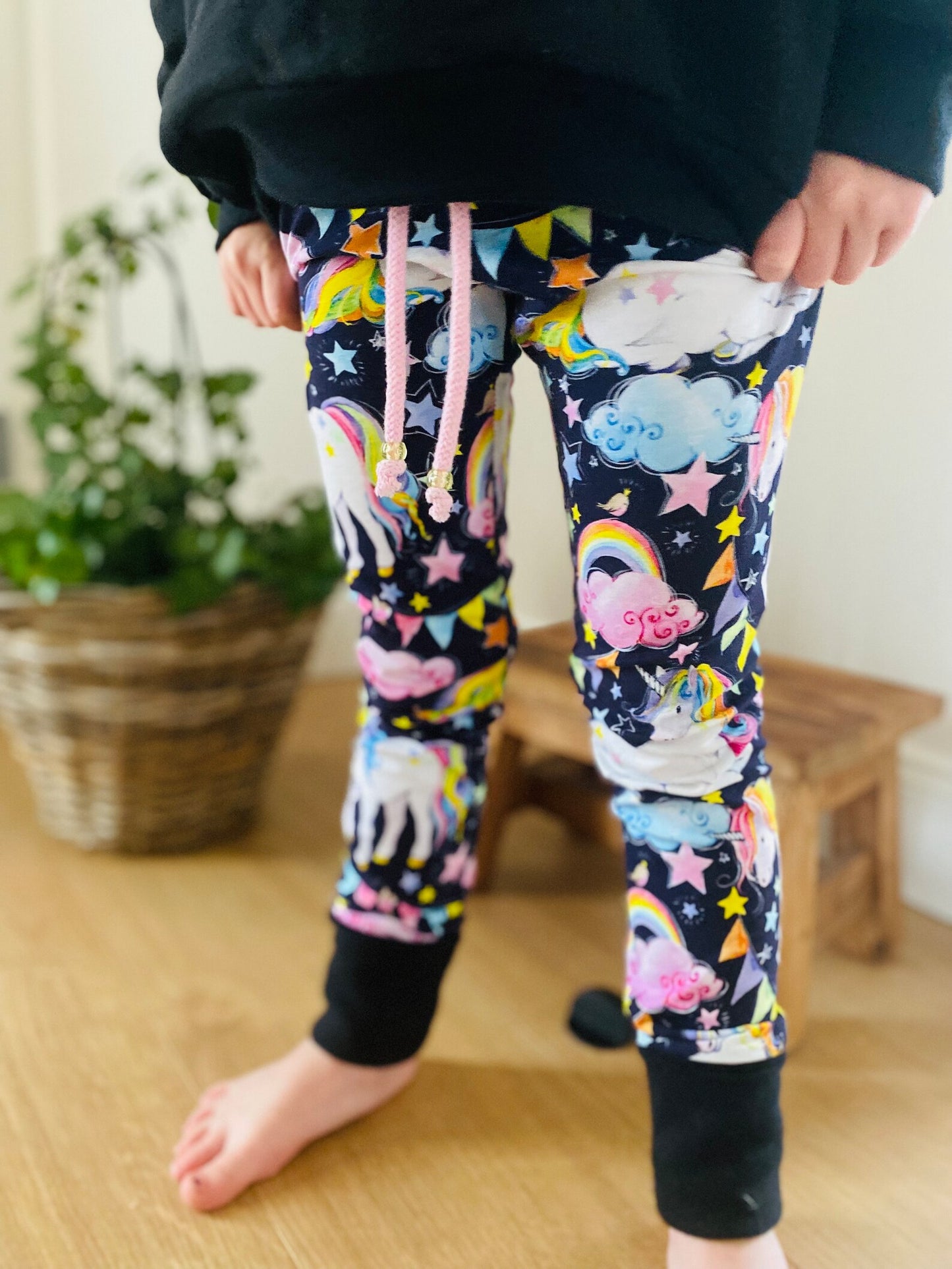 Skinny Fit | Einhorn | Knallig Bunt