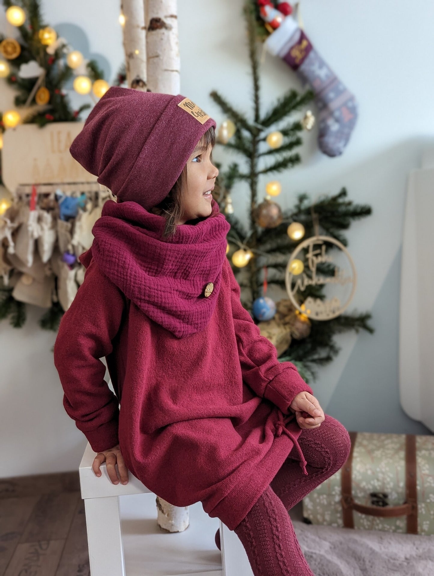 Winter | Musselinloop | Dreilagiger Musselin