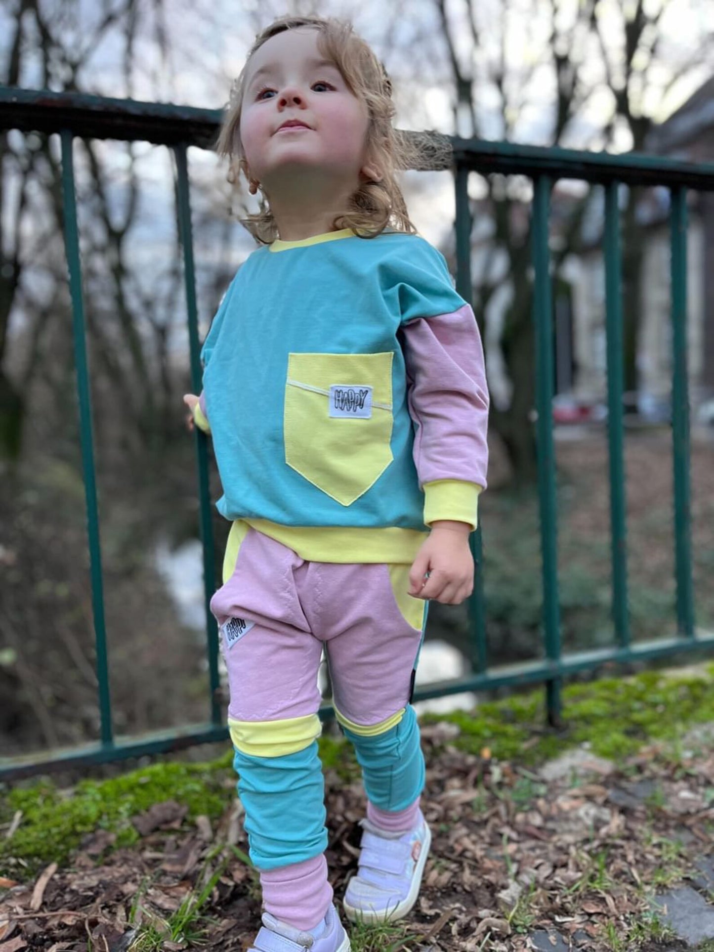 Regular Fit Jogger | Color Blocking | Happy
