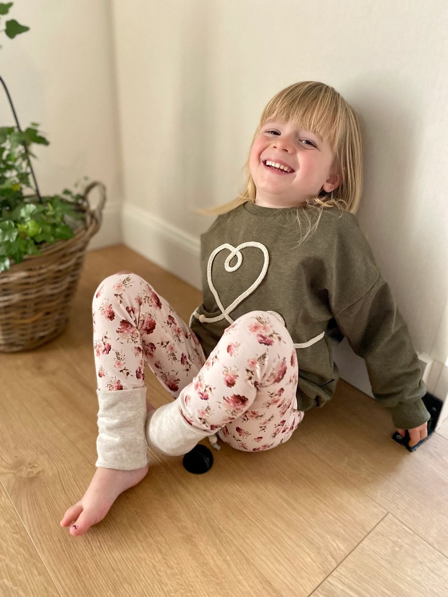 Skinny Fit | Blumen | Rosen