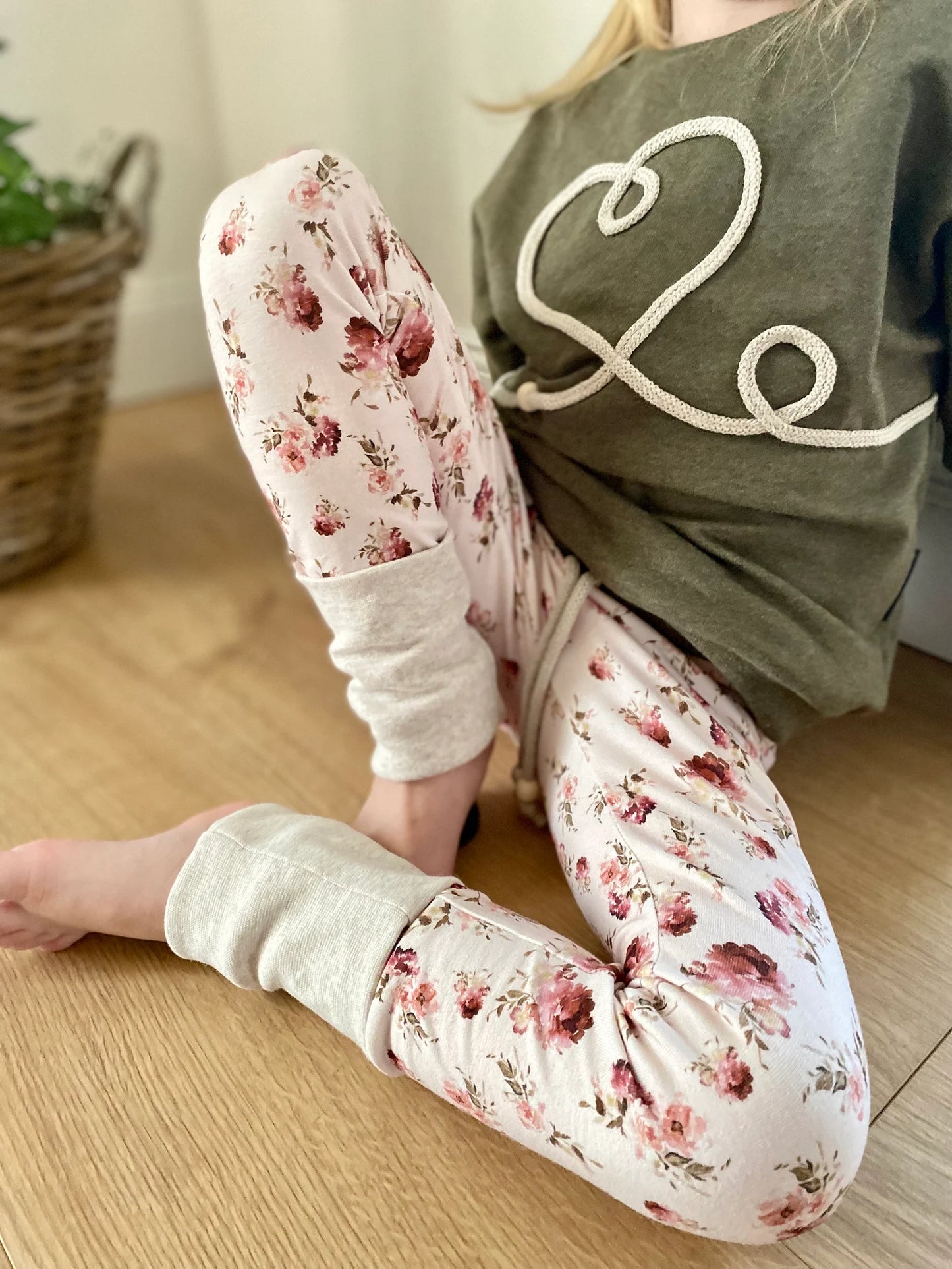 Skinny Fit | Blumen | Rosen