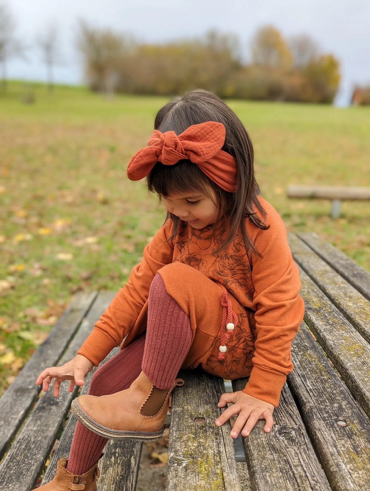 Sweatkleid | Rosen | Wintersweat
