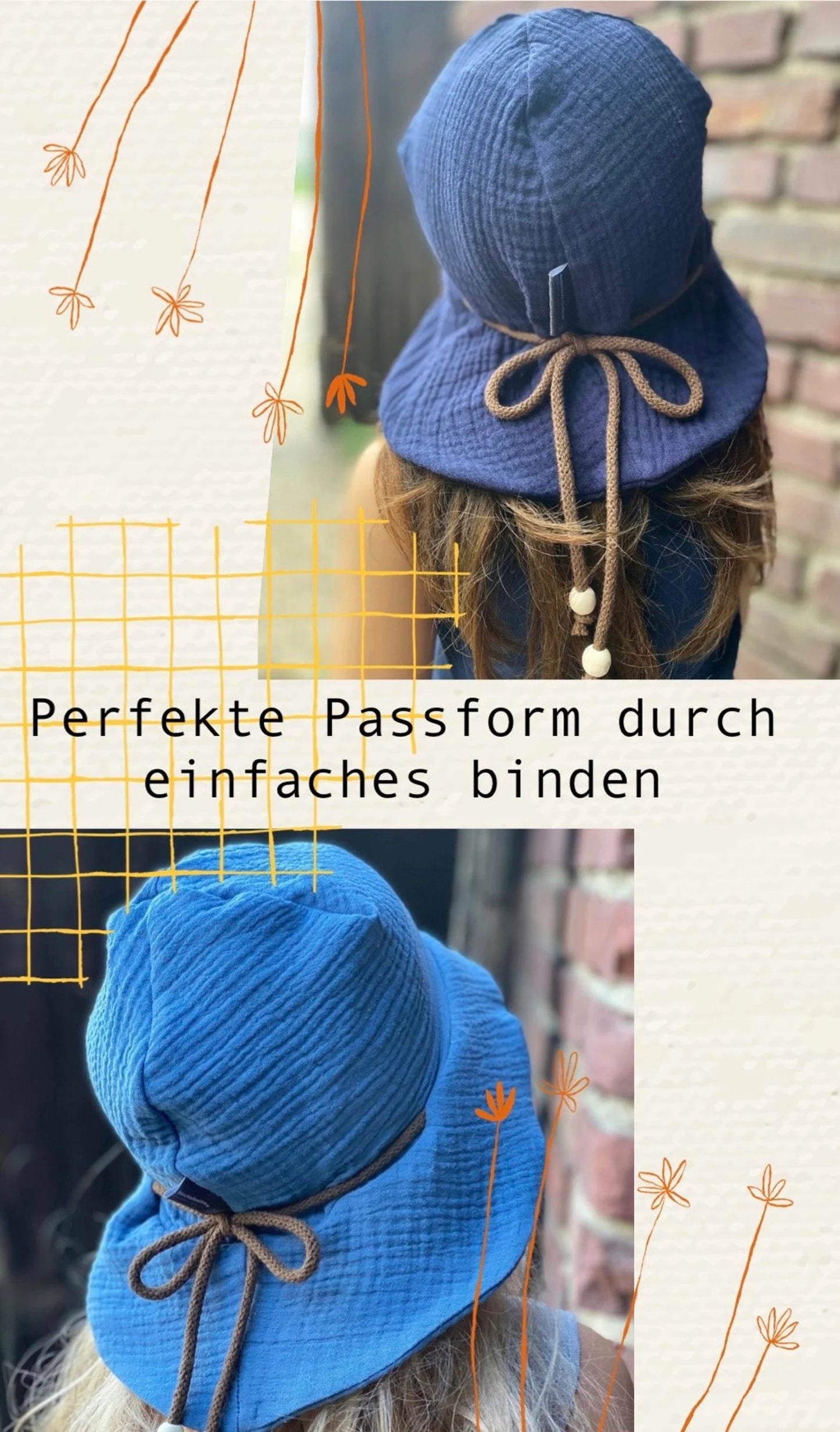 Dein Design | Sonnenhut | Musselin | Tiere