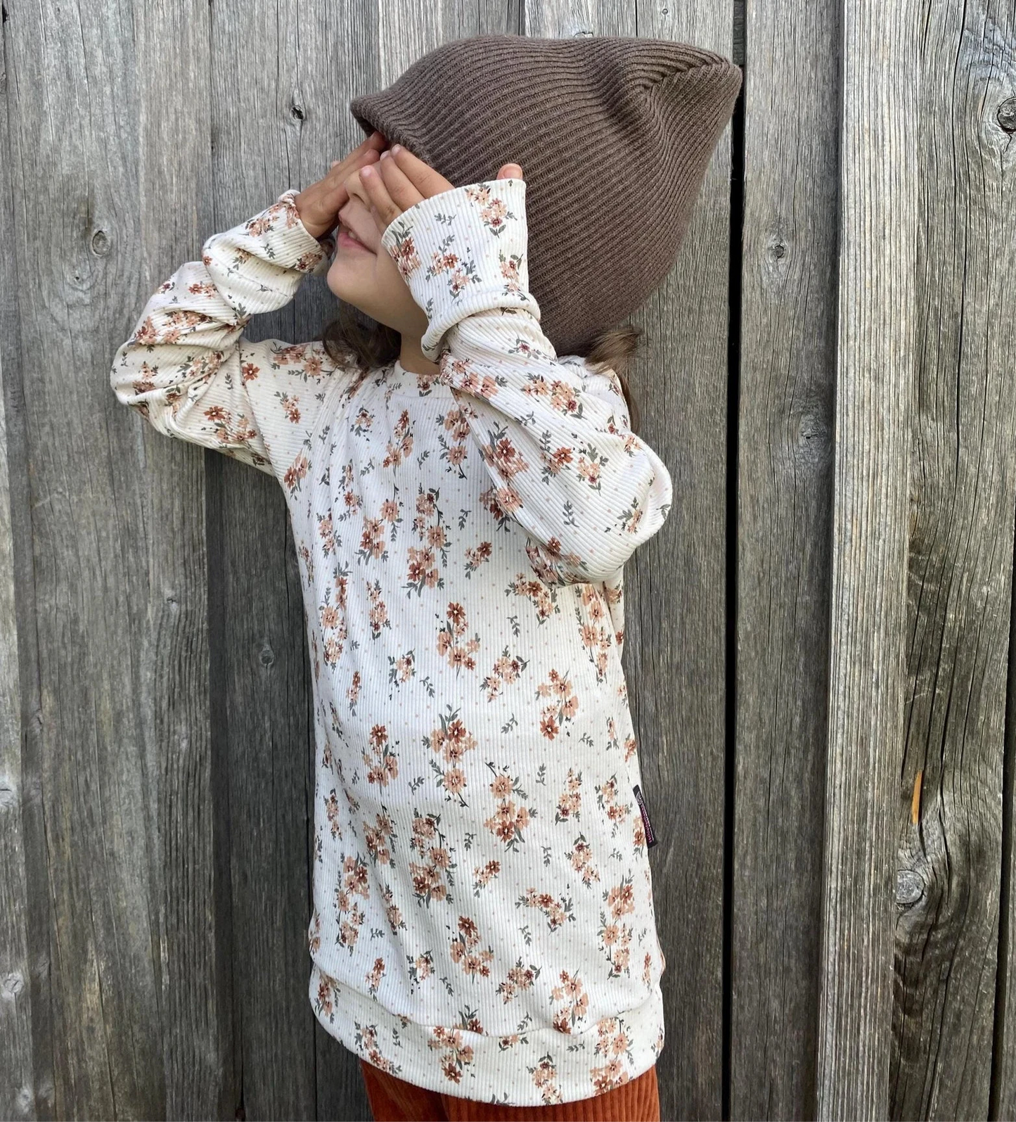 Longsleeve | Rippjersey | Blumen