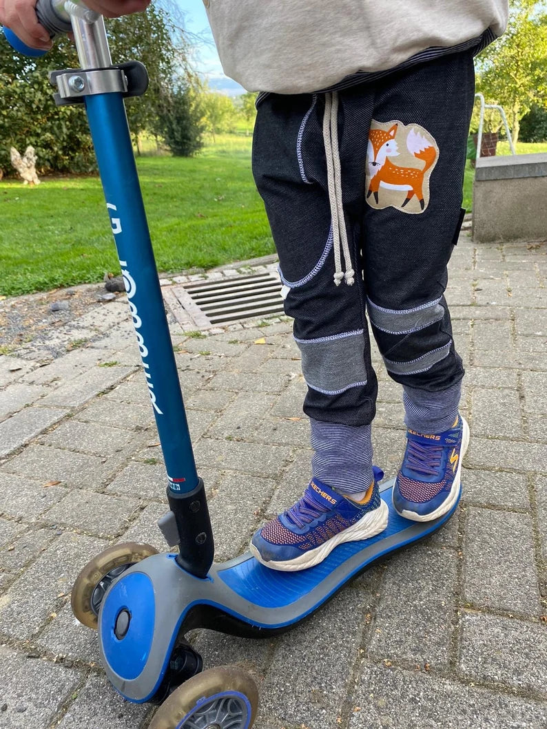 Regular Fit Jogger | Jeansoptik | Fuchs Patch