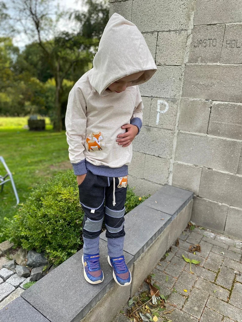 Regular Fit Jogger | Jeansoptik | Fuchs Patch