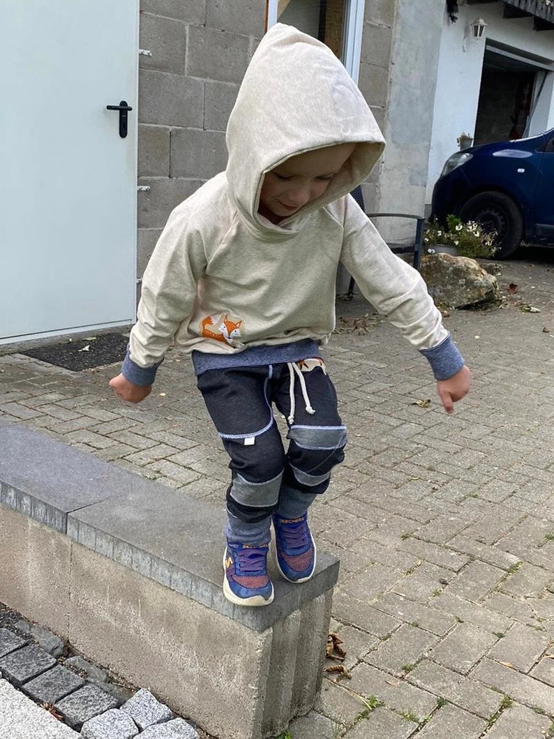 Regular Fit Jogger | Jeansoptik | Fuchs Patch