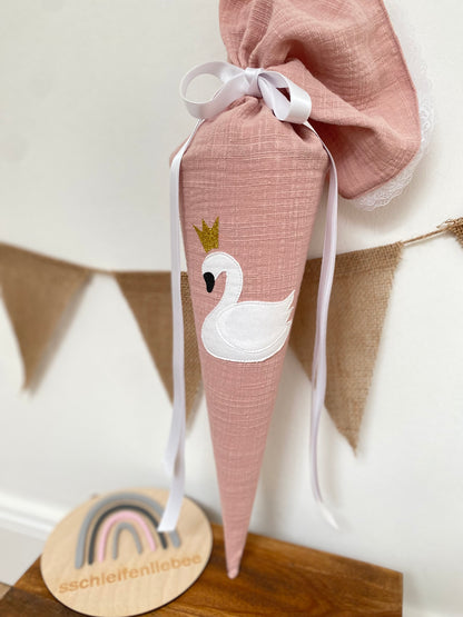 Geschwistertüte | Geschwisterschultüte  | Kitatüte | Zuckertüte | 35 cm | Schwan