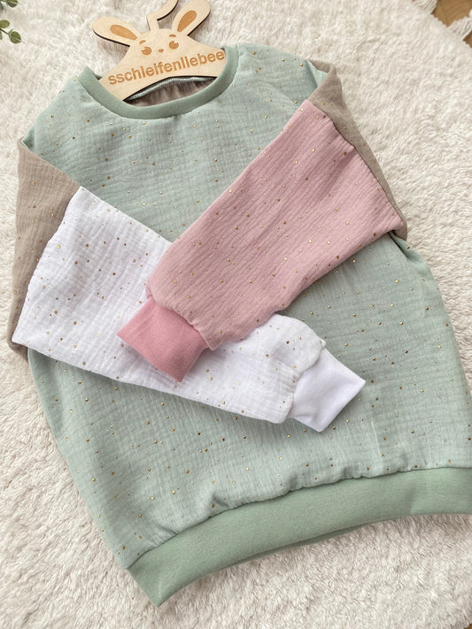 Oversized Sweater | Musselin | Color Blocking
