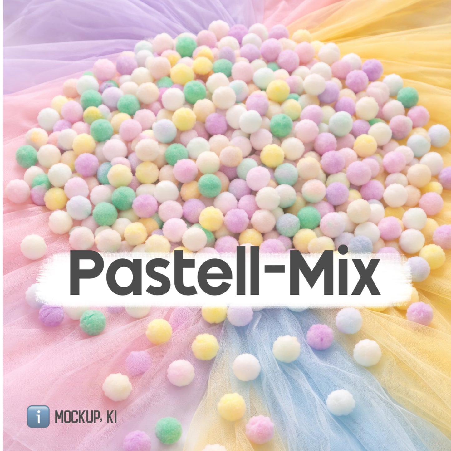 Dein Design personalisierte Pompon-Tüllschleife für Schultüte (70 cm), Kita- & Geschwistertüten (35 cm)