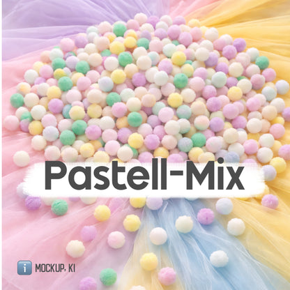 Dein Design personalisierte Pompon-Tüllschleife für Schultüte (70 cm), Kita- & Geschwistertüten (35 cm)