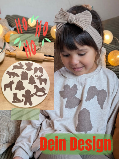 Dein Design | Oversized Sweater | Plätzchen | Weihnachtspullover