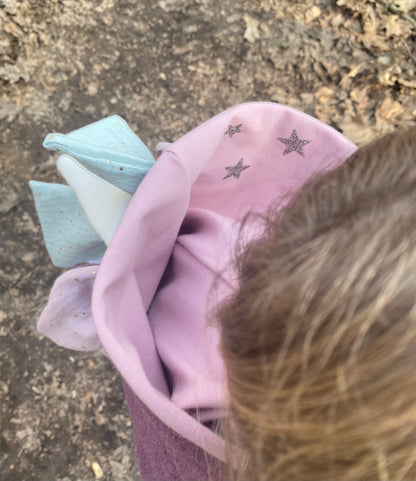 Wollwalk  Jacke  Einhorn | Lila | 100% Schurwolle Schafwolle