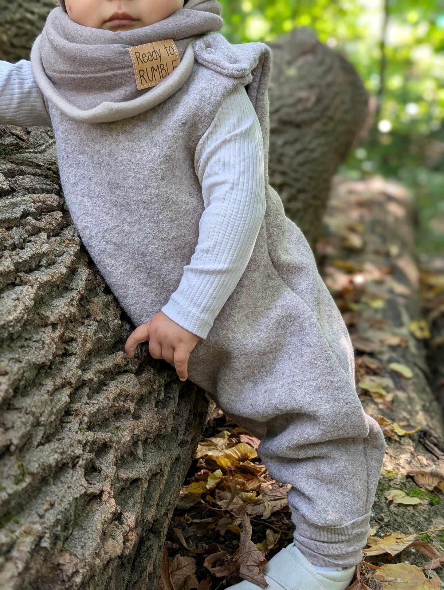 Dein Design | Wollwalk Jumpsuit | 100% Schurwolle Schafwolle