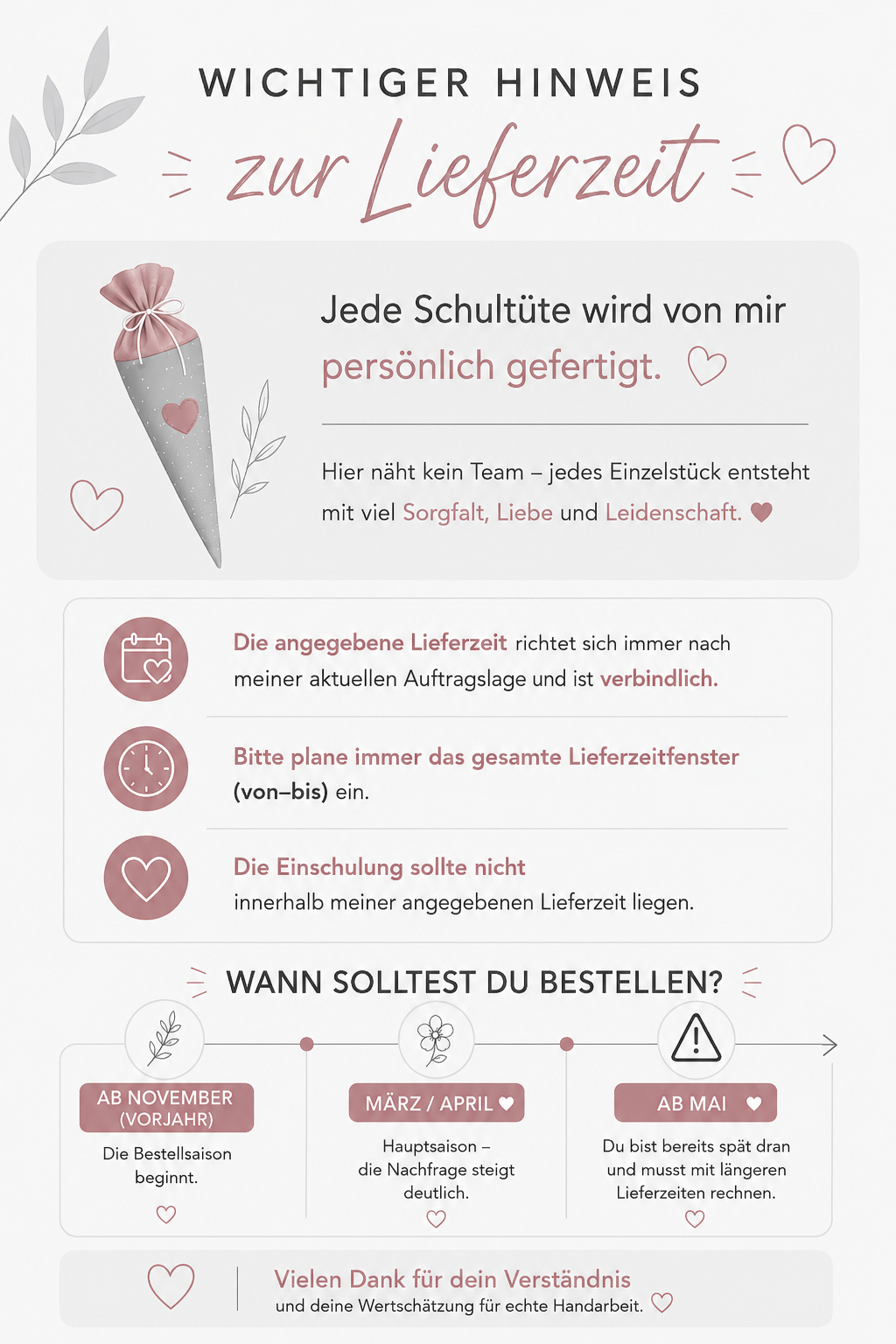 Pompon-Tüllschleife, Flieder mit Holoband, Schleife passend für Schultüten ab 70 cm, Kita- & Geschwistertüten ab 35 cm