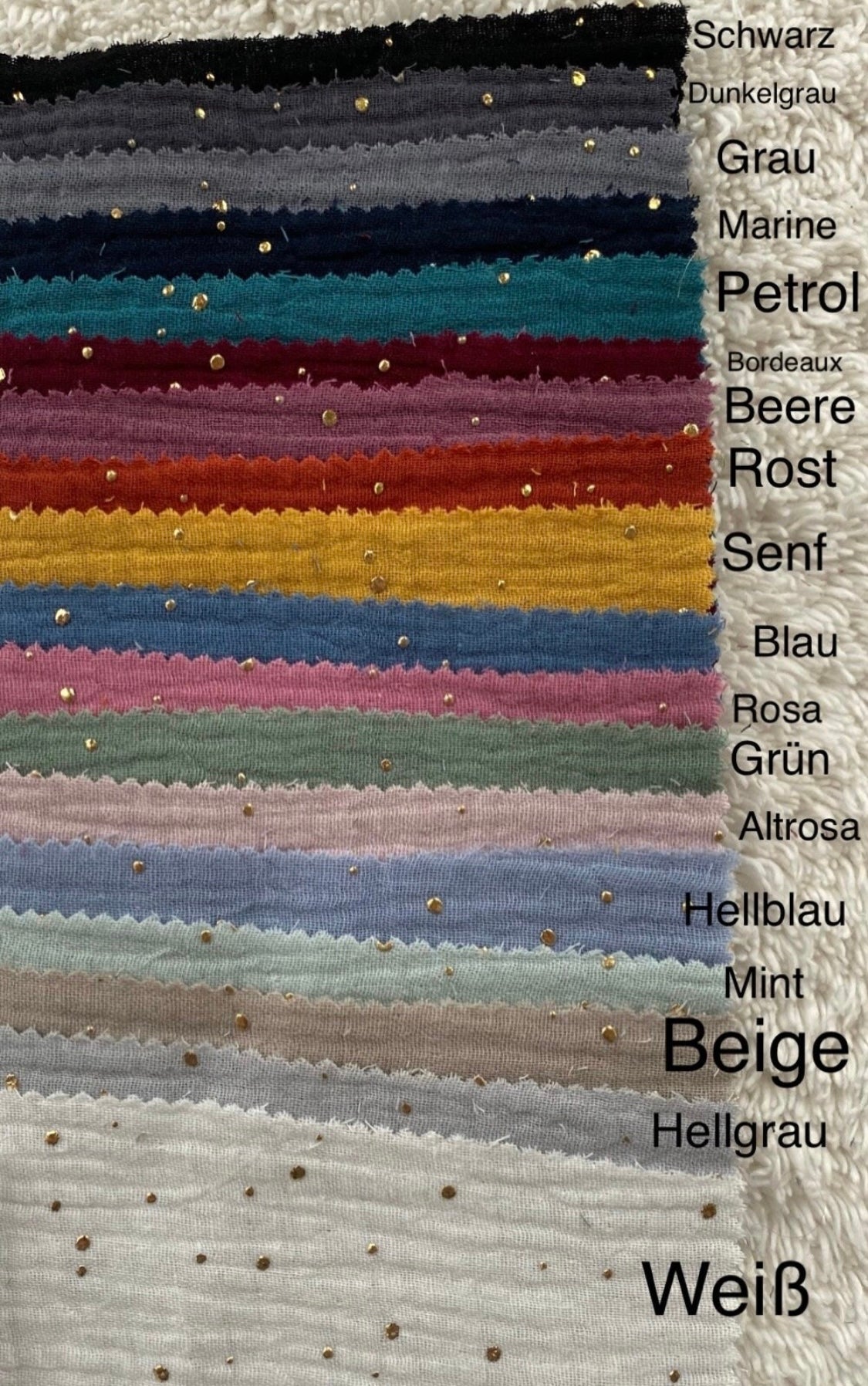 Dein Design | Sonnenhut | Musselin | Goldene Punkte