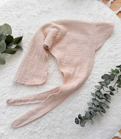 Musselin Bandana Kopftuch für Baby & Kinder | Sonnenschutz | Sonnenhut XL Nackenschutz