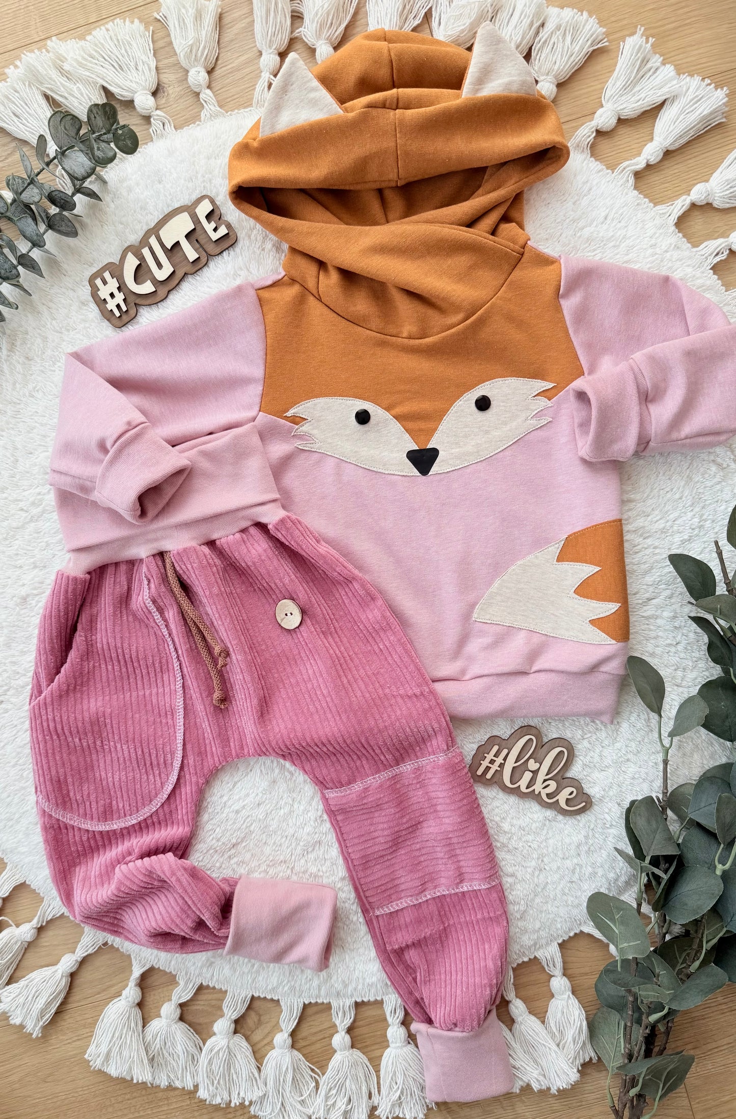 Classic Hoodie | Fuchs | Wickelkragenkapuze