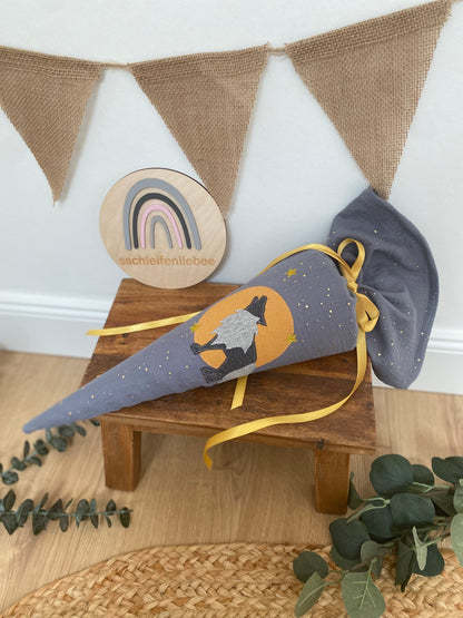 Geschwistertüte | Geschwisterschultüte  | Kitatüte | Zuckertüte | 35 cm | Wolf