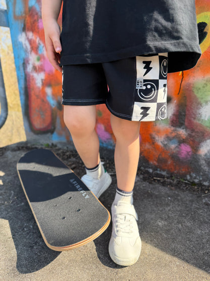 Smiley Shorts aus Jersey, kurze Hose für Jungen Farbwahl