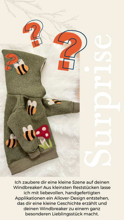 SURPRISE  Windbreaker „Geschichtenerzähler“ | Wollwalk | 100% Schurwolle
