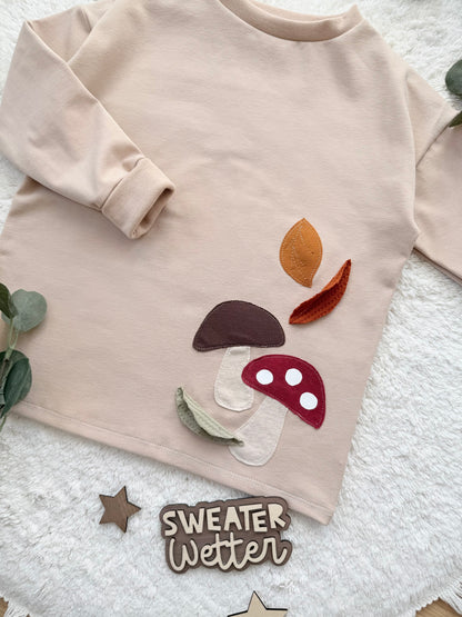 Langarmshirt „Herbstmoment“, weite Passform, Loose Fit, für Jungen