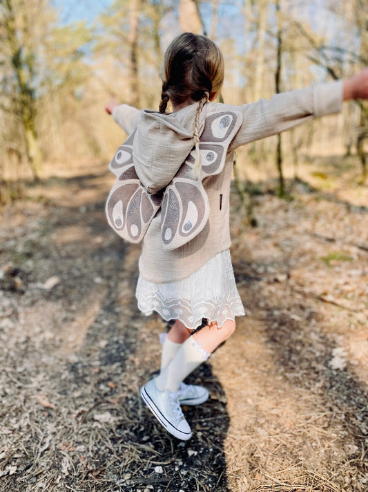Musselinjacke  "Schmetterling"