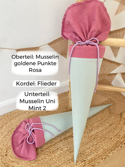 Dein Design | MIX IT -  Alle Farben! Schultüte 70 cm & Geschwistertüte 35 cm für Jungen & Mädchen