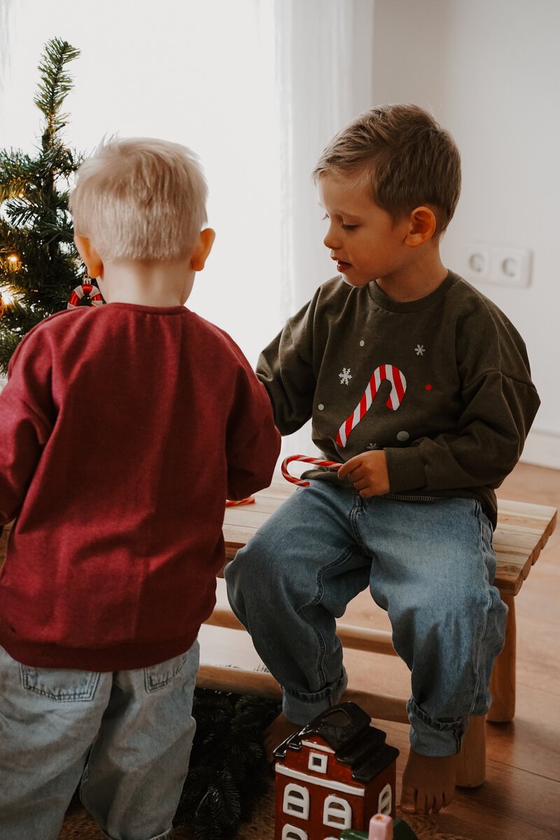 Dein Design | Oversized Sweater | Zuckerstange | Weihnachtspullover