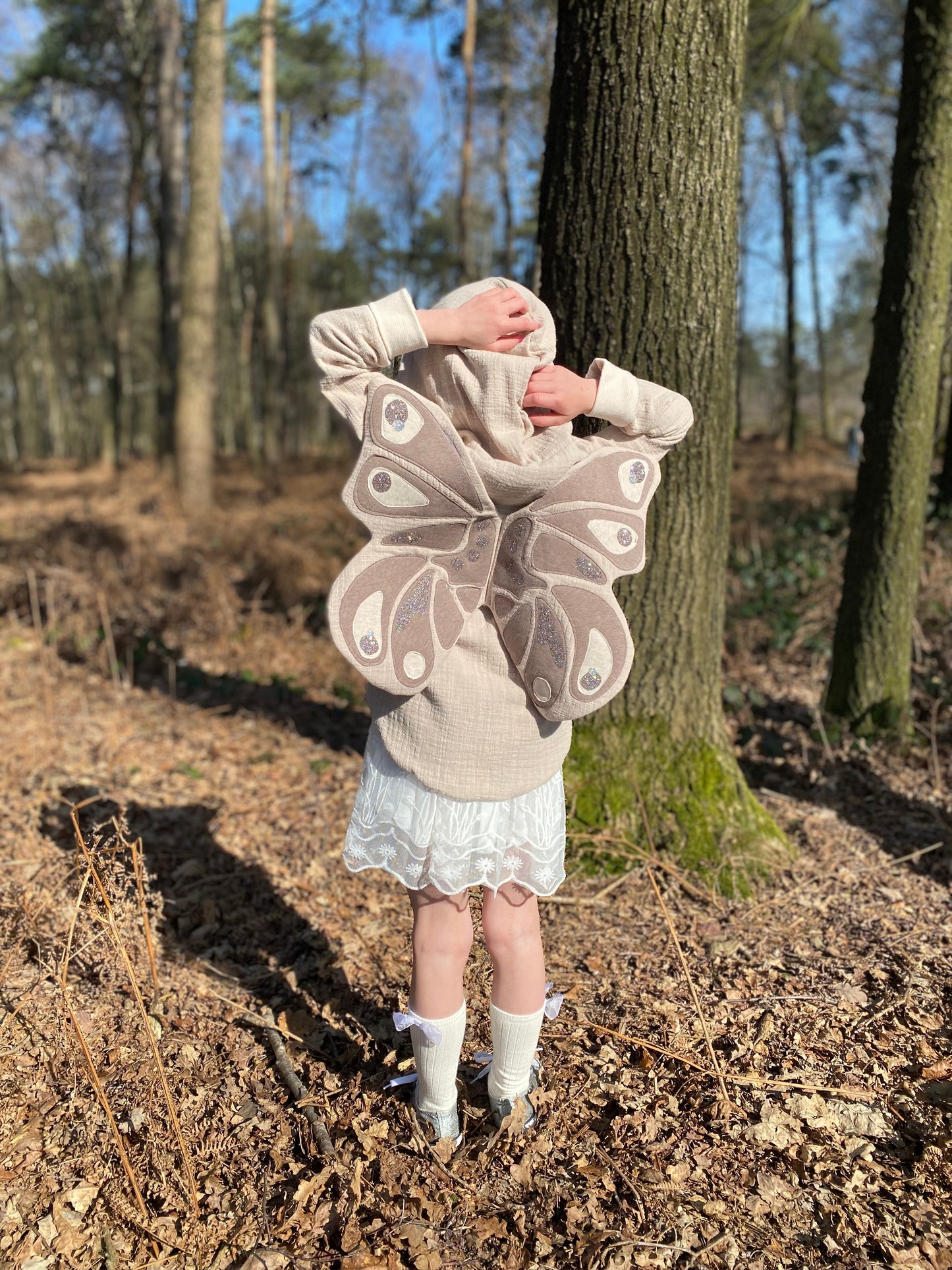 Musselinjacke  "Schmetterling"