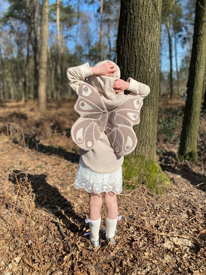 Musselinjacke  "Schmetterling"
