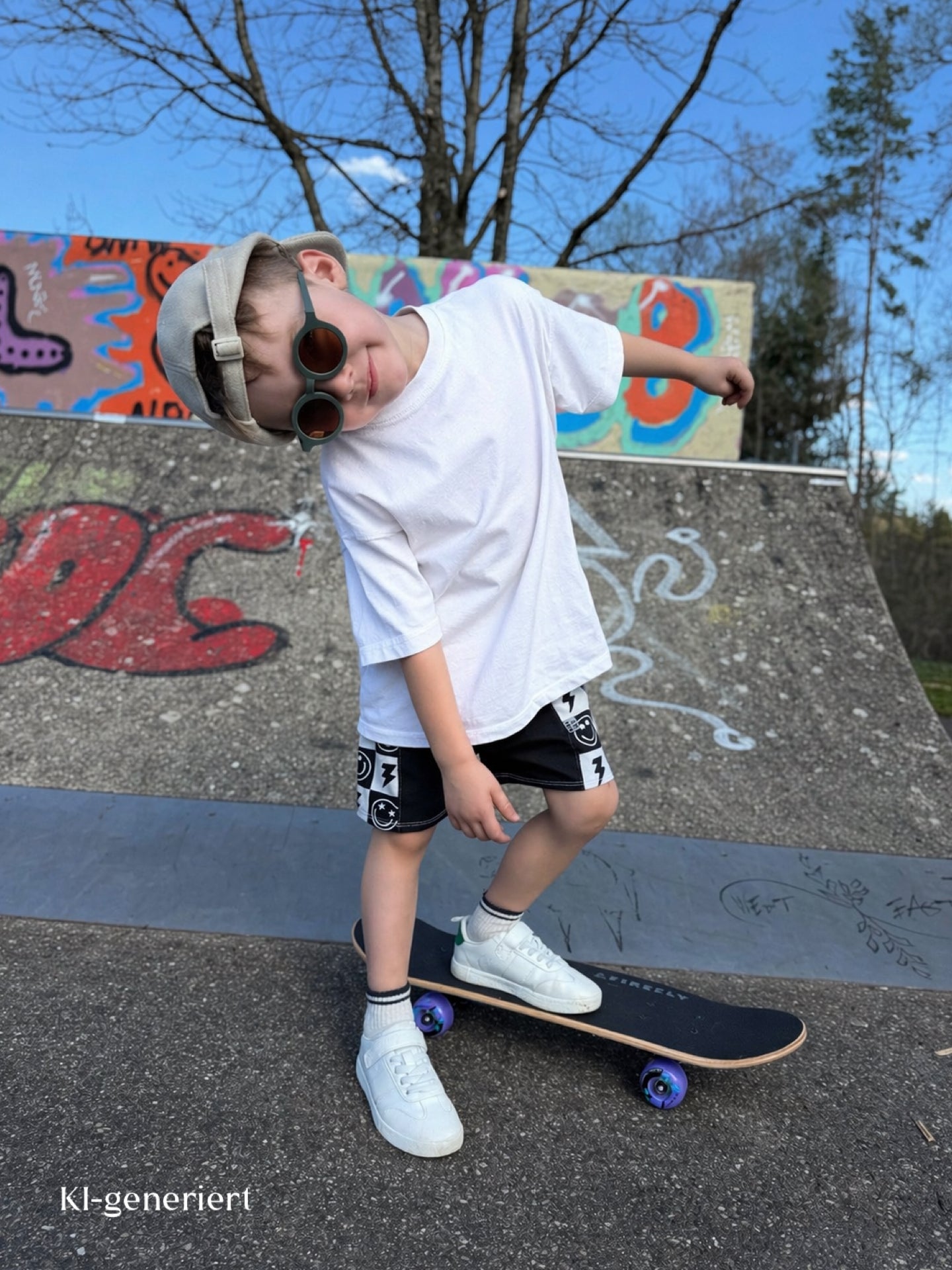 Basic Oversized T-Shirt, weite Passform Loose Fit für Mädchen und Jungen, individuelle Farbwahl