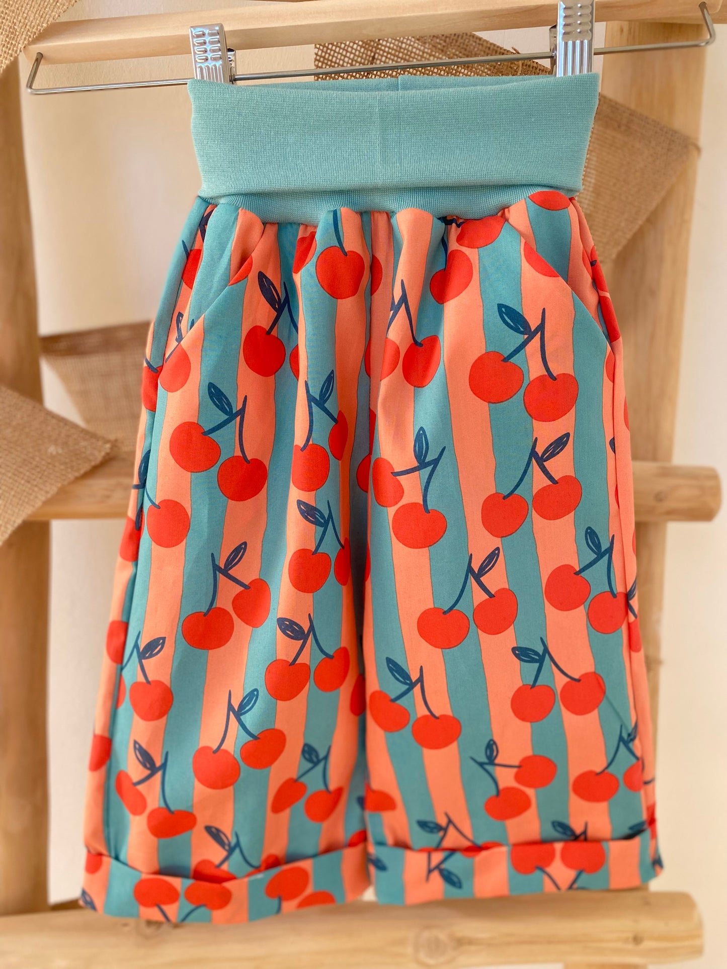 Culotte | Weite Hose | Leichte Baumwolle