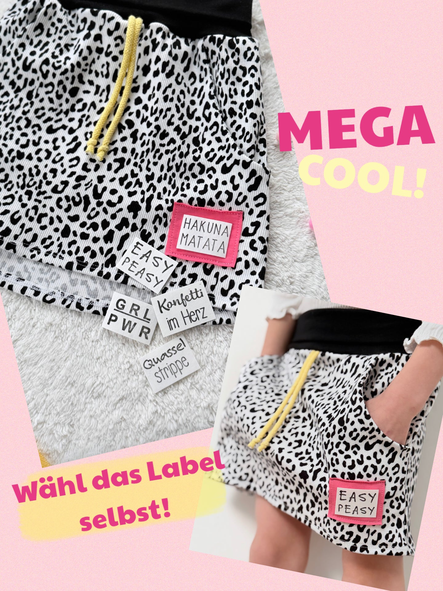 Dein Design | Rock | Skaterrock | Leo | Baumwollripp