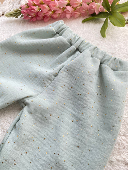 Dein Design | Chinohose | Musselin Goldene Punkte