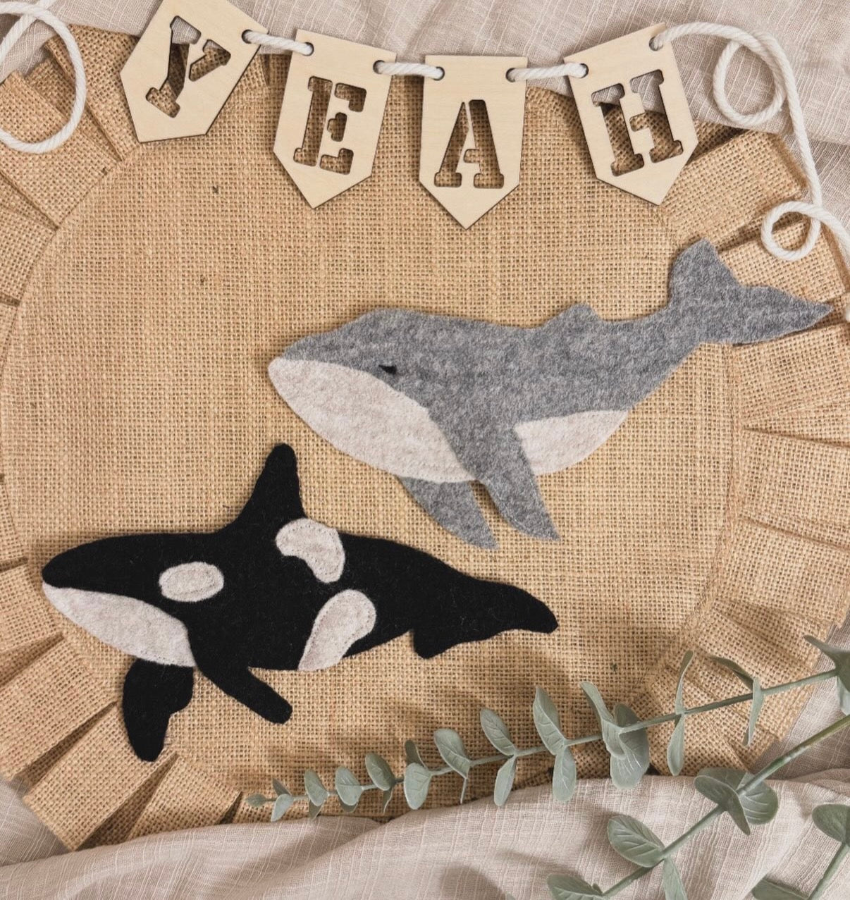Schultüten Zusatz-Applikation Orca