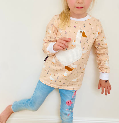 Longsleeve ab Körpergröße 80 cm | Gans